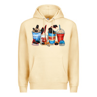 Pina Colada hockey begins after coffee cups Premium Hoodie - Zillion Design Studio