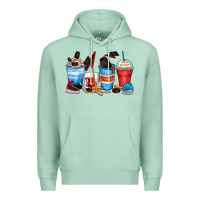 Seafoam hockey begins after coffee cups Premium Hoodie - Zillion Design Studio