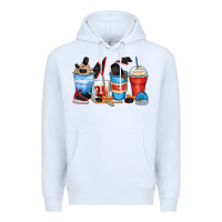 White hockey begins after coffee cups Premium Hoodie - Zillion Design Studio