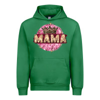 Emerald mama with round leopard Urban Hoodie - Zillion Design Studio