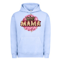 Pigment Grape Ice mama with round leopard Urban Hoodie - Zillion Design Studio