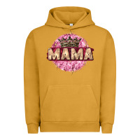 Pigment Peanut Butter mama with round leopard Urban Hoodie - Zillion Design Studio