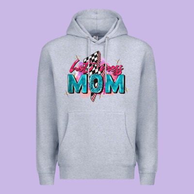 Hot Mess Mom Premium Hoodie Designed By Zillion Design Studio