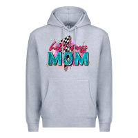 Heather Grey hot mess mom Premium Hoodie - Zillion Design Studio