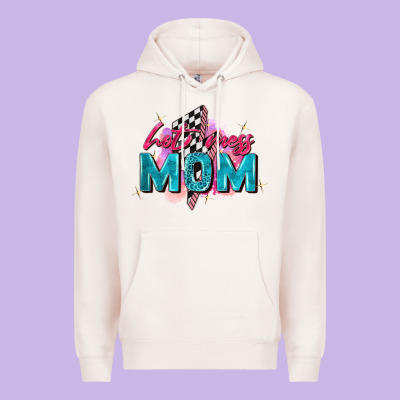 Hot Mess Mom Premium Hoodie Designed By Zillion Design Studio