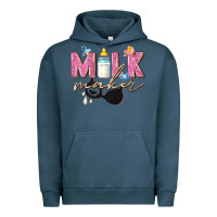 Pigment Midnight Navy milk maker Urban Hoodie - Zillion Design Studio