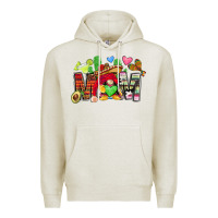 Oatmeal Heather mexican mom gnome Premium Hoodie - CTS Tumbler Store