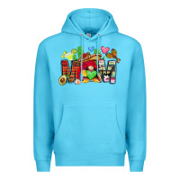 Ocean Blue mexican mom gnome Premium Hoodie - CTS Tumbler Store
