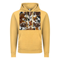 Vintage Mustard cowhide Vintage Hoodie - AdoDesignShop