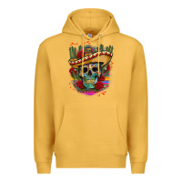 Mustard mexican skeleton Premium Hoodie - CTS Tumbler Store