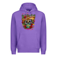 Purple mexican skeleton Premium Hoodie - CTS Tumbler Store
