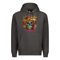 Smoke mexican skeleton Premium Hoodie - CTS Tumbler Store