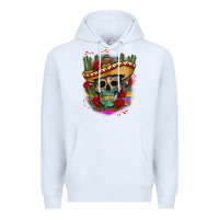 White mexican skeleton Premium Hoodie - CTS Tumbler Store