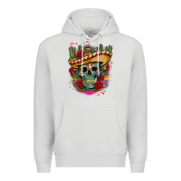 Dove Grey mexican skeleton Premium Hoodie - CTS Tumbler Store