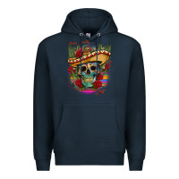 Navy mexican skeleton Premium Hoodie - CTS Tumbler Store