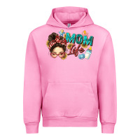 Fuchsia Pink mom life Urban Hoodie - Zillion Design Studio