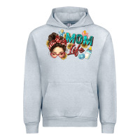 Heather Grey mom life Urban Hoodie - Zillion Design Studio