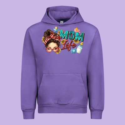 Mom Life Urban Hoodie Designed By Zillion Design Studio