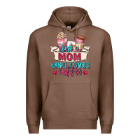 Chestnut just a mom who loves coffee Premium Hoodie - Zillion Design Studio