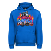 Cobalt motocross mom Urban Hoodie - Zillion Design Studio