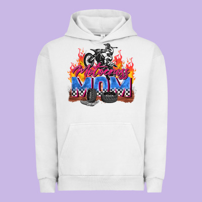 Motocross Mom Urban Hoodie Designed By Zillion Design Studio