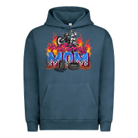 Pigment Midnight Navy motocross mom Urban Hoodie - Zillion Design Studio