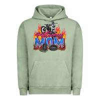 Pigment Oil Green motocross mom Urban Hoodie - Zillion Design Studio