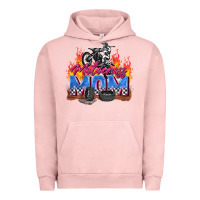 Pigment Salmon motocross mom Urban Hoodie - Zillion Design Studio
