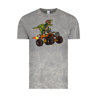 Cloud Rock monster truck and t rex dinosaur Vintage Tee - Artiststas