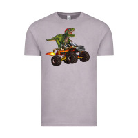 Vintage Zinc monster truck and t rex dinosaur Vintage Tee - Artiststas