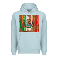 Blue Mist mexican flag serape Premium Hoodie - CTS Tumbler Store