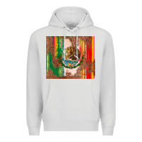 Dove Grey mexican flag serape Premium Hoodie - CTS Tumbler Store