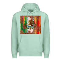 Seafoam mexican flag serape Premium Hoodie - CTS Tumbler Store