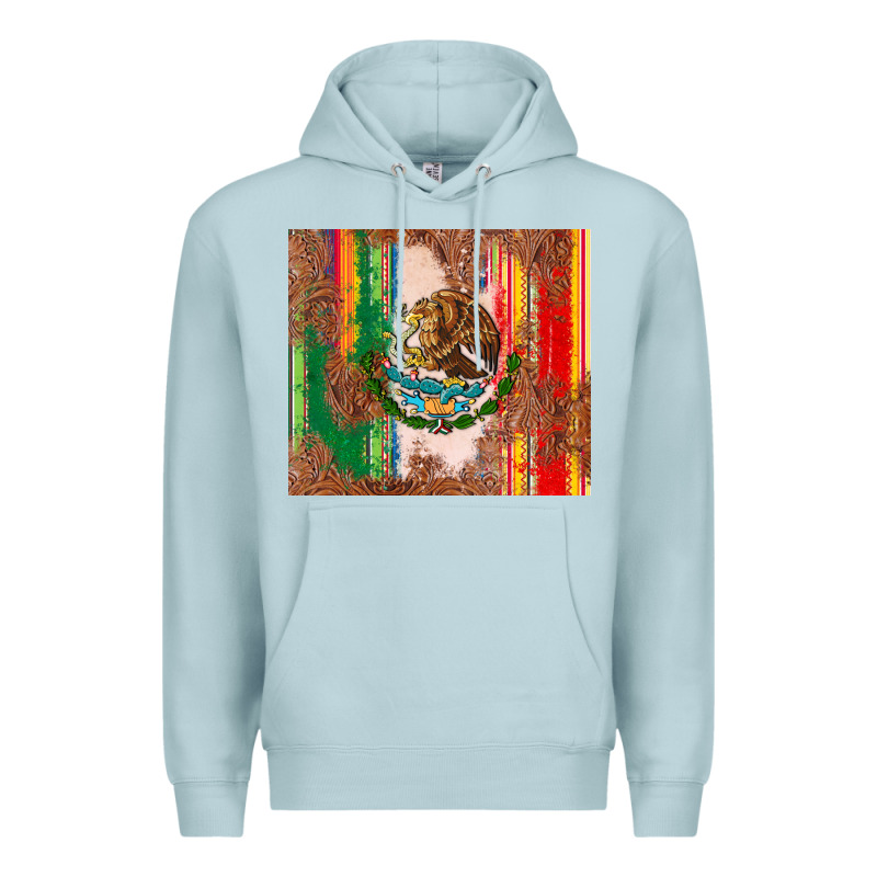 Mexican Flag Serape Premium Hoodie by CTS Tumbler Store | Teevron