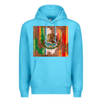 Ocean Blue mexican flag serape Premium Hoodie - CTS Tumbler Store