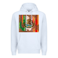 White mexican flag serape Premium Hoodie - CTS Tumbler Store