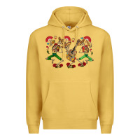 Antique Gold mexican skeletons Premium Hoodie - CTS Tumbler Store