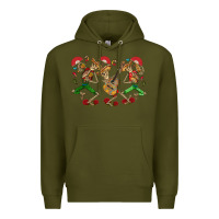 Army Green mexican skeletons Premium Hoodie - CTS Tumbler Store