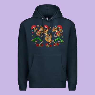 Mexican Skeletons Premium Hoodie Designed By Cts Tumbler Store