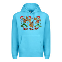 Ocean Blue mexican skeletons Premium Hoodie - CTS Tumbler Store