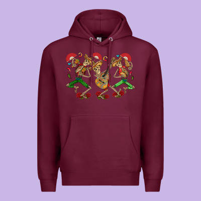 Mexican Skeletons Premium Hoodie Designed By Cts Tumbler Store