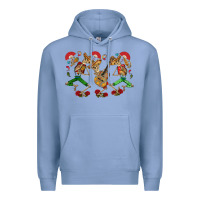 Colony Blue mexican skeletons Premium Hoodie - CTS Tumbler Store