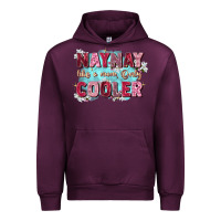 Mauve Wine naynay like a mom Urban Hoodie - Zillion Design Studio