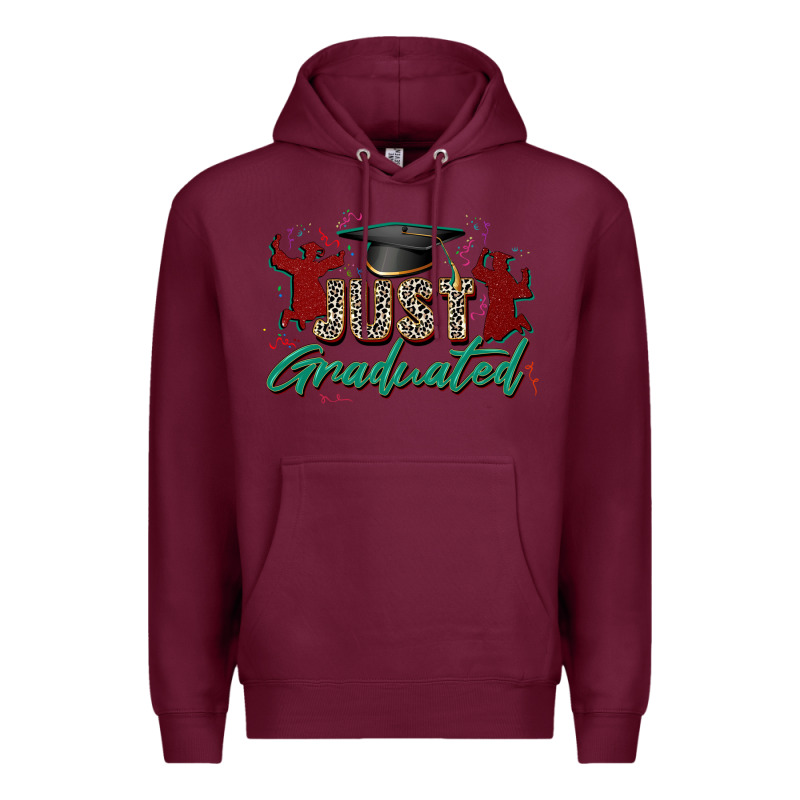 Just Graduated Premium Hoodie by Zillion Design Studio | Teevron