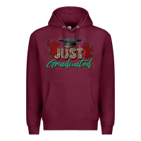 Burgundy just graduated Premium Hoodie - Zillion Design Studio