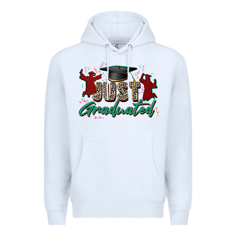 Just Graduated Premium Hoodie by Zillion Design Studio | Teevron