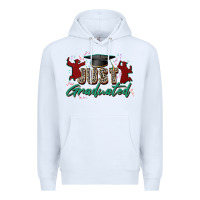 White just graduated Premium Hoodie - Zillion Design Studio