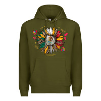 Army Green mexican sunflower Premium Hoodie - CTS Tumbler Store