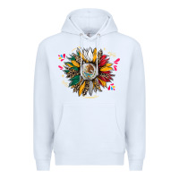 White mexican sunflower Premium Hoodie - CTS Tumbler Store