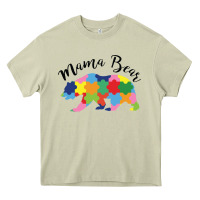 Mossy mama bear Heavy Core Tee - CowhideDigitalArt